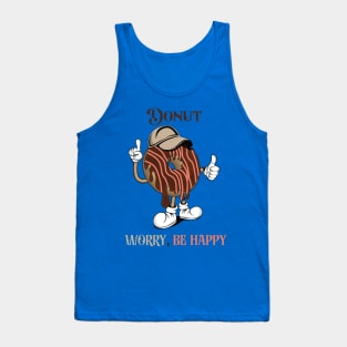 Donut Worry, Be Happy Tank Top